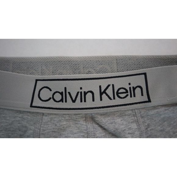 Calvin Klein Men's Sz XL Gray Reimagined Heritage Cotton Boxer Briefs - Picture 4 of 5